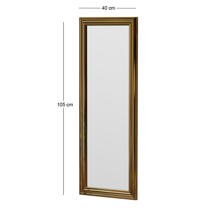 Hanah Home Espejo de muelle con marco dorado Smooth - Gold Hanah Home Espejo de muelle con marco dorado Smooth - Gold